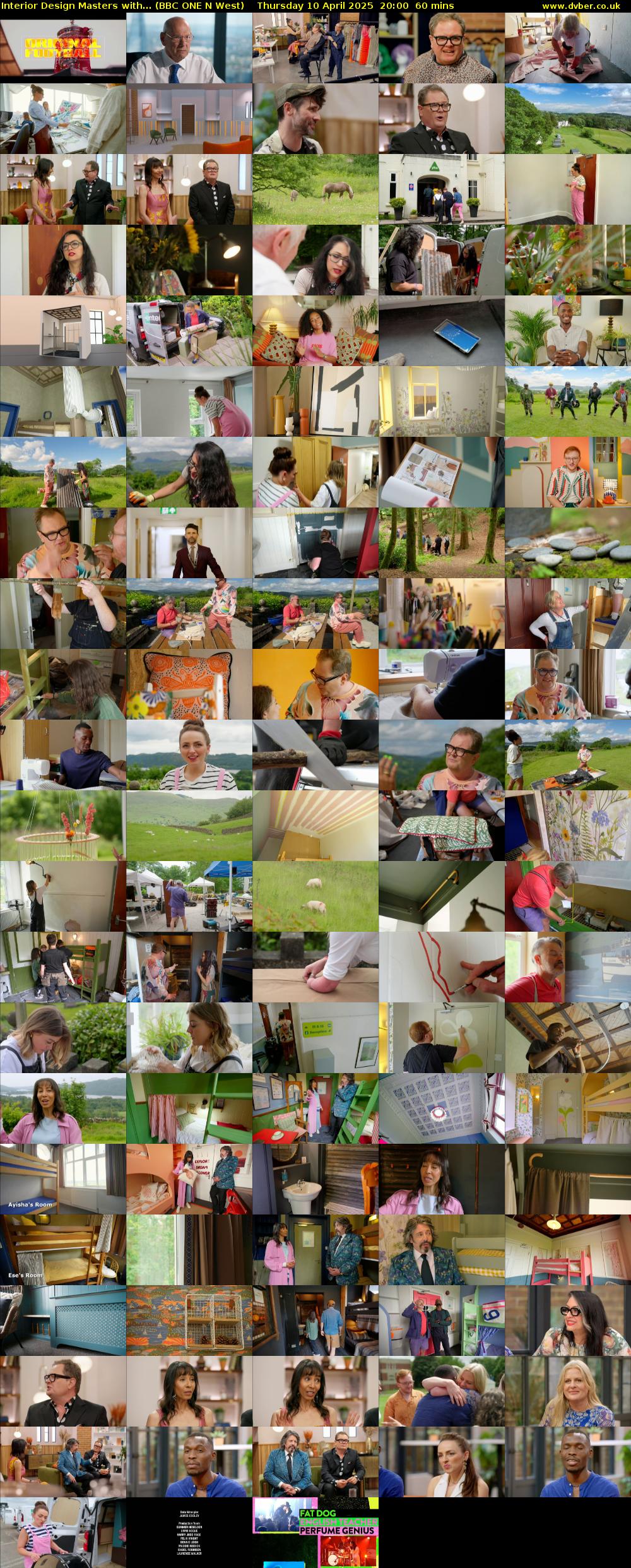 Interior Design Masters with... (BBC ONE N West) Thursday 10 April 2025 20:00 - 21:00