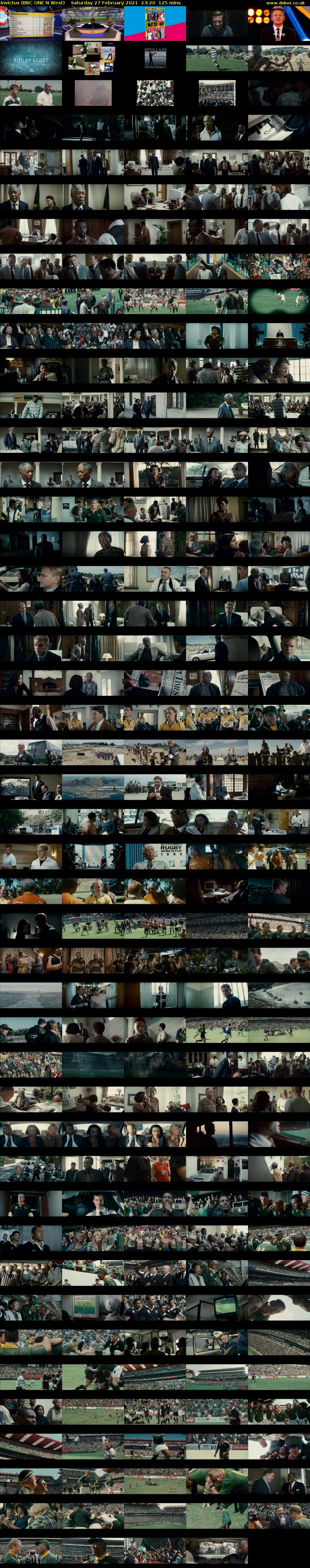 Invictus (BBC ONE N West) Saturday 27 February 2021 23:20 - 01:25