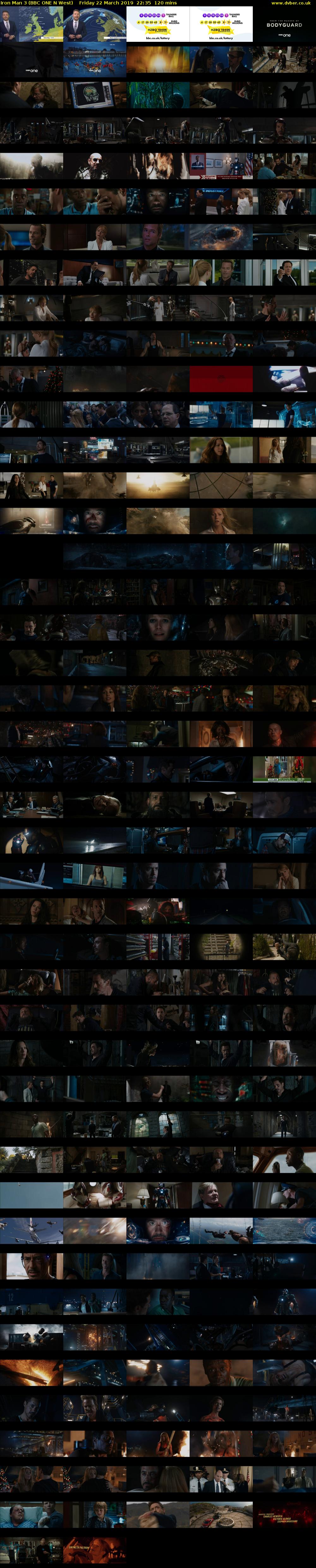 Iron Man 3 (BBC ONE N West) Friday 22 March 2019 22:35 - 00:35