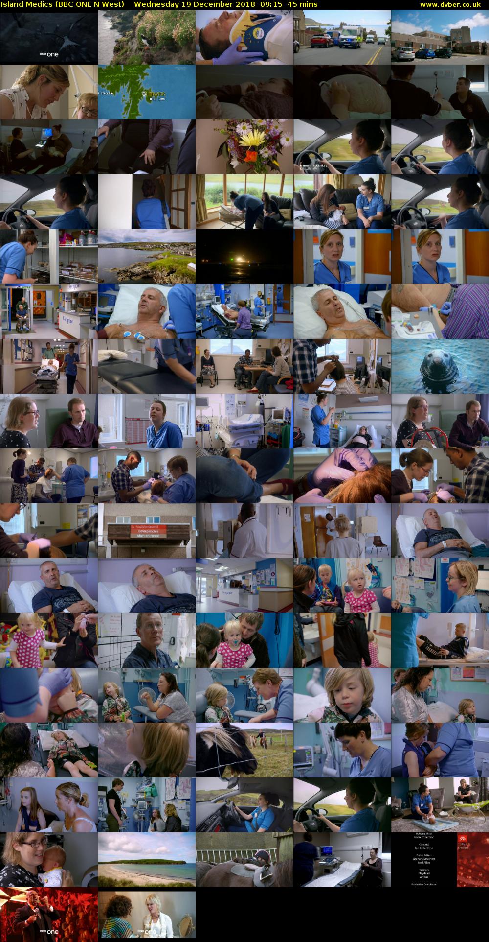 Island Medics (BBC ONE N West) Wednesday 19 December 2018 09:15 - 10:00