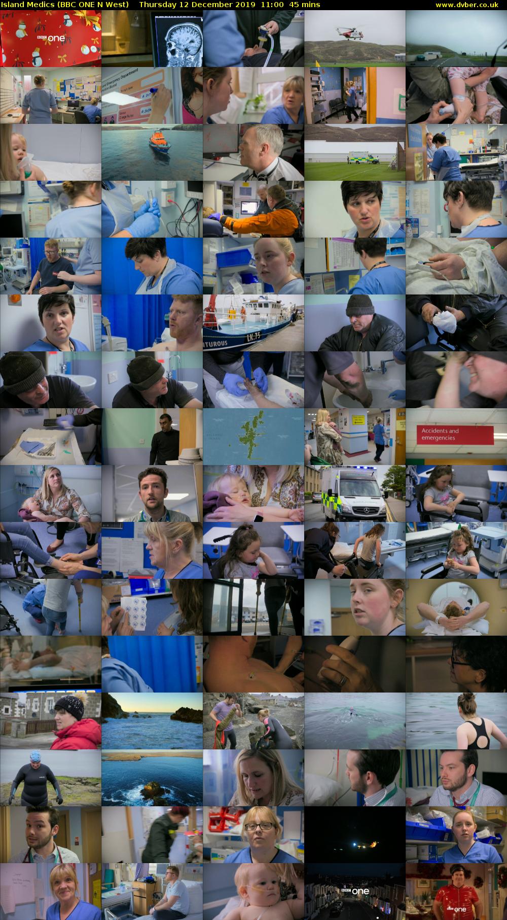 Island Medics (BBC ONE N West) Thursday 12 December 2019 11:00 - 11:45