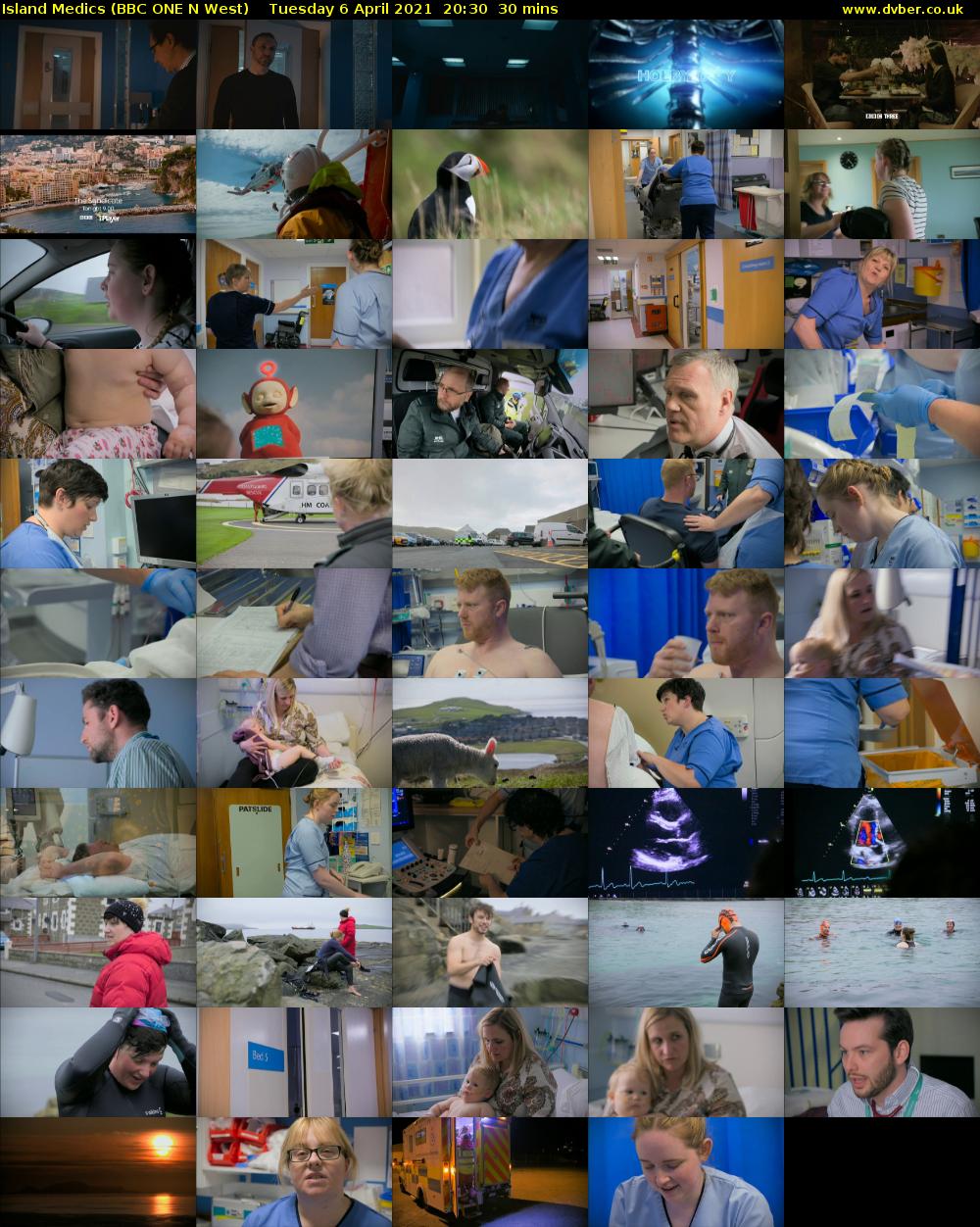 Island Medics (BBC ONE N West) Tuesday 6 April 2021 20:30 - 21:00