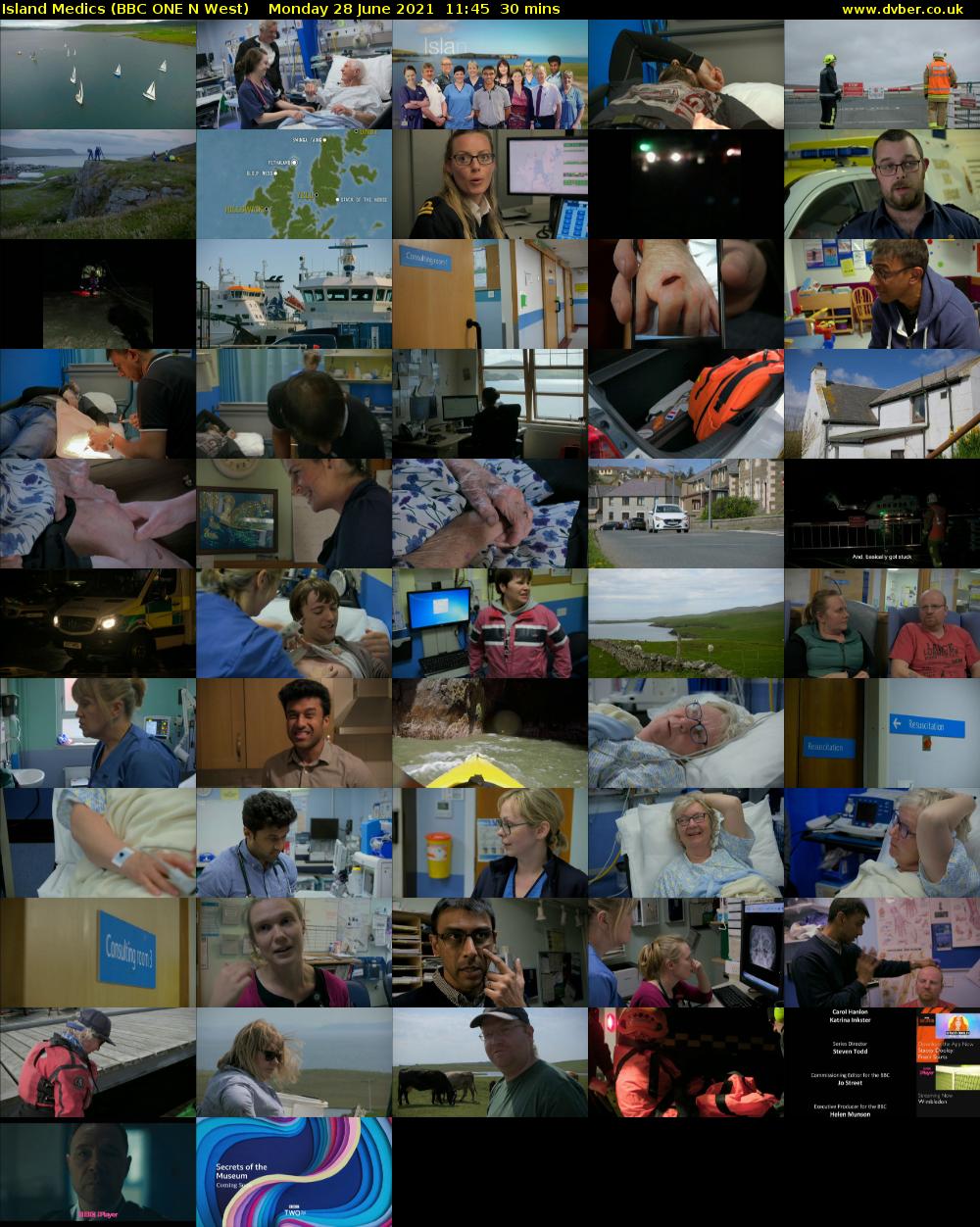 Island Medics (BBC ONE N West) Monday 28 June 2021 11:45 - 12:15