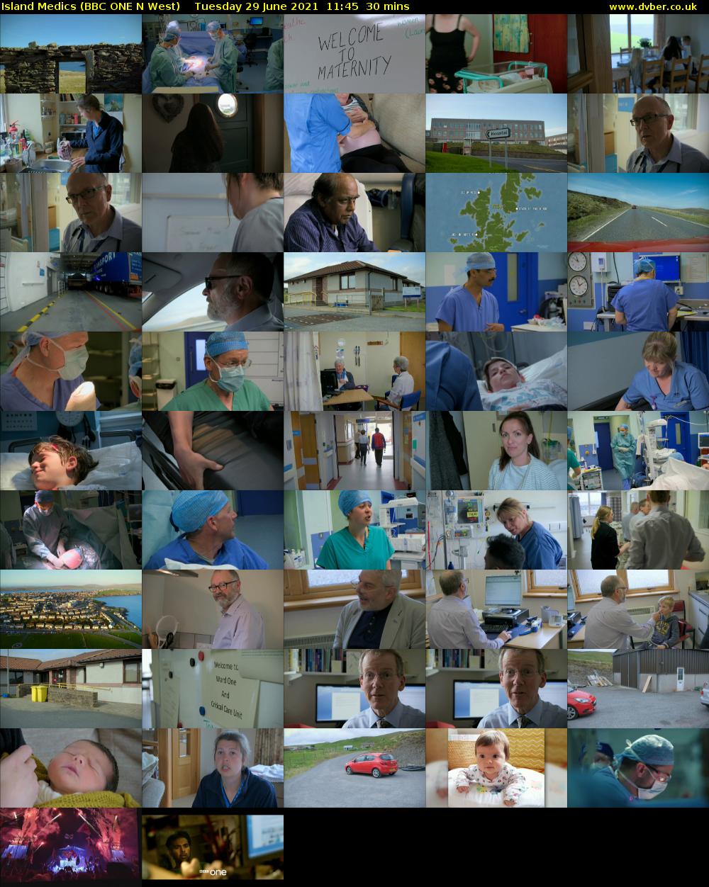 Island Medics (BBC ONE N West) Tuesday 29 June 2021 11:45 - 12:15