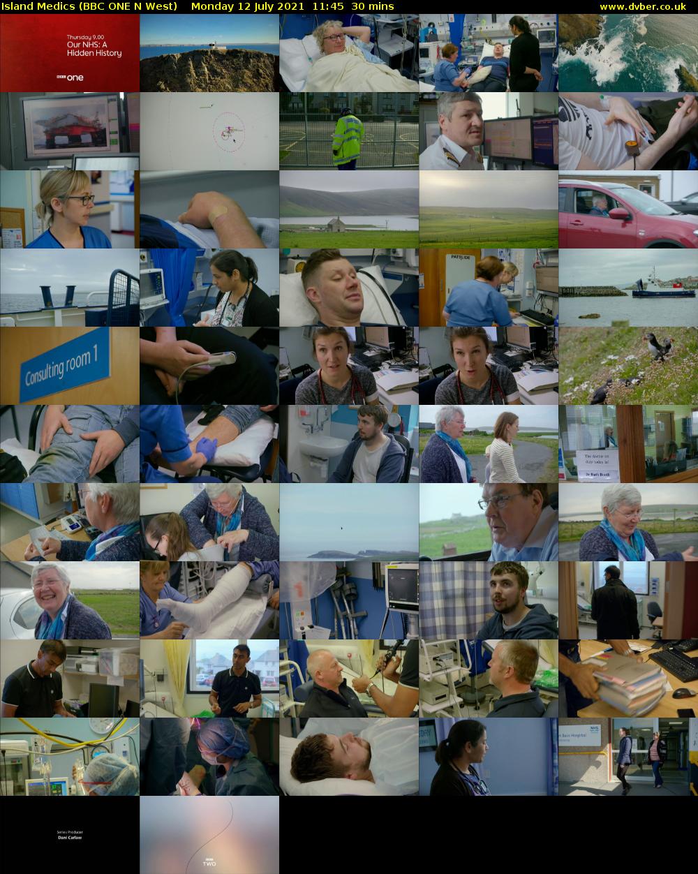 Island Medics (BBC ONE N West) Monday 12 July 2021 11:45 - 12:15