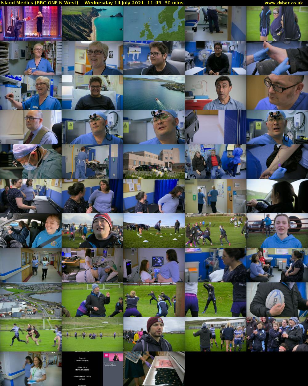 Island Medics (BBC ONE N West) Wednesday 14 July 2021 11:45 - 12:15
