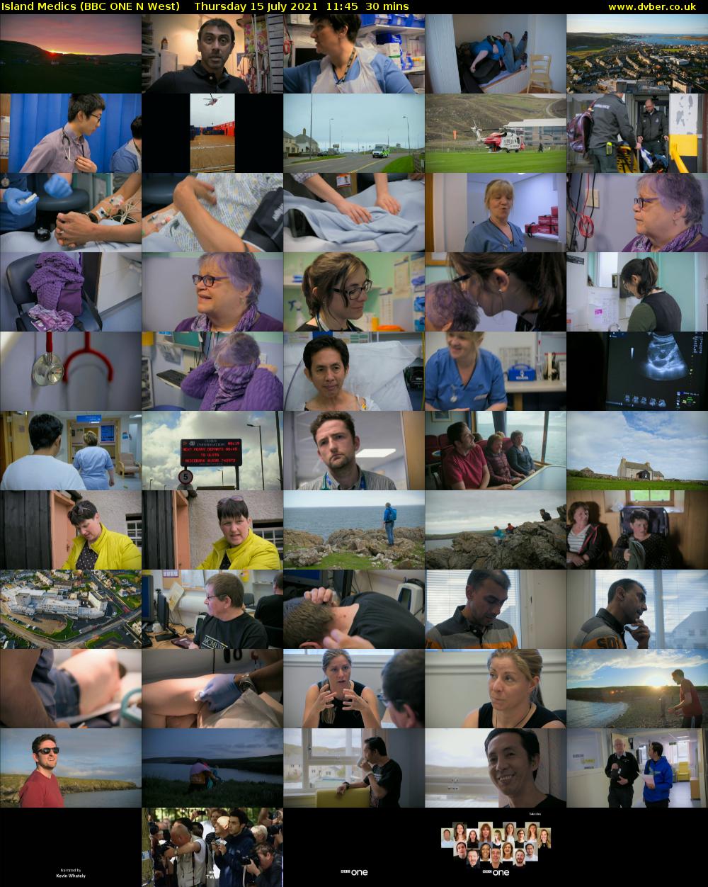 Island Medics (BBC ONE N West) Thursday 15 July 2021 11:45 - 12:15