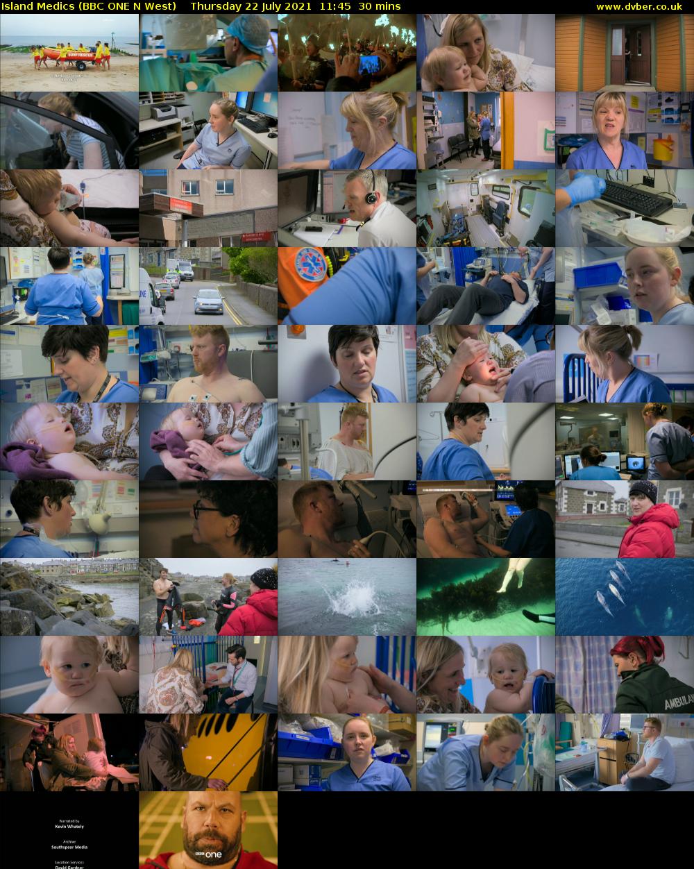Island Medics (BBC ONE N West) Thursday 22 July 2021 11:45 - 12:15