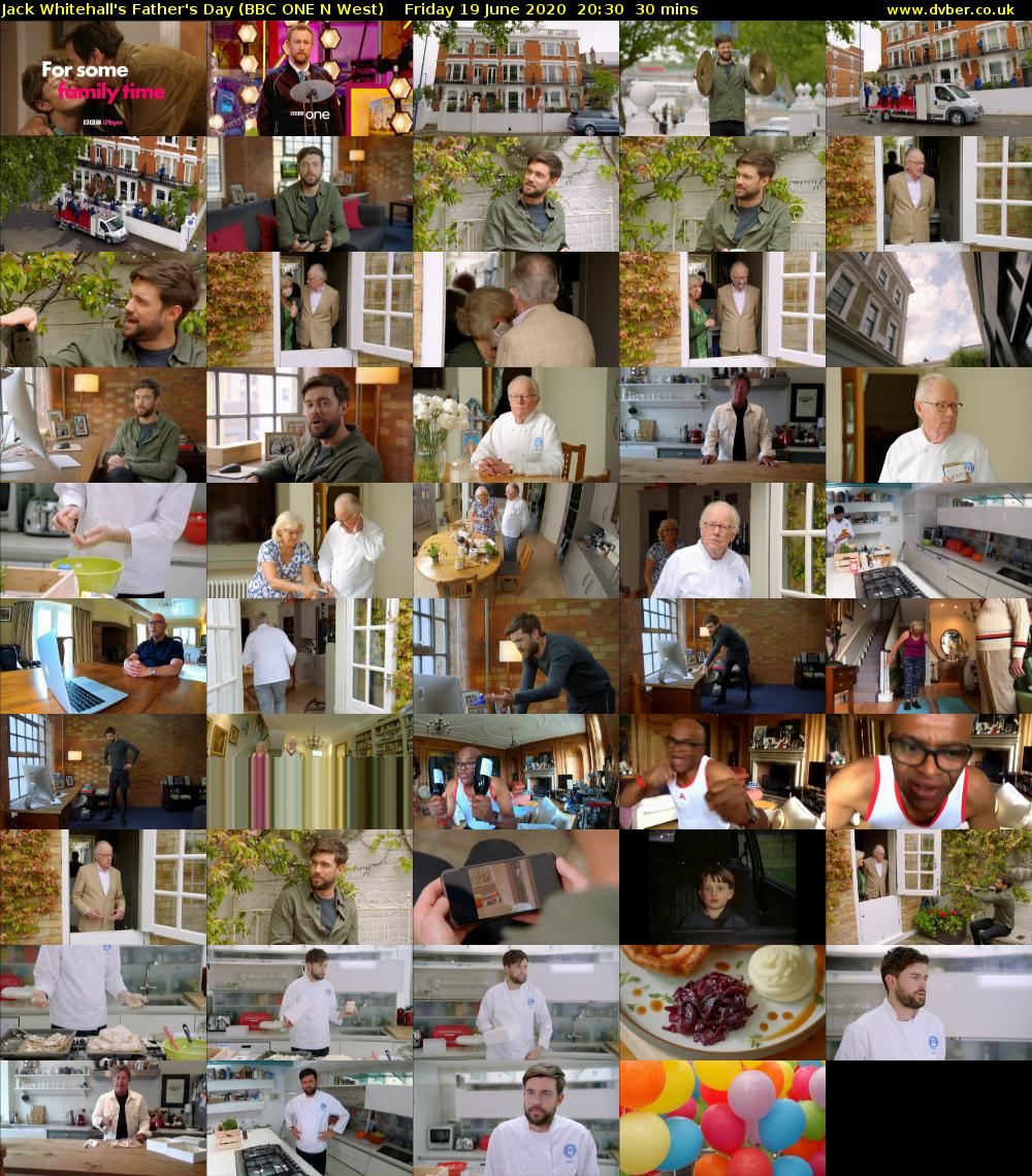 Jack Whitehall's Father's Day (BBC ONE N West) Friday 19 June 2020 20:30 - 21:00