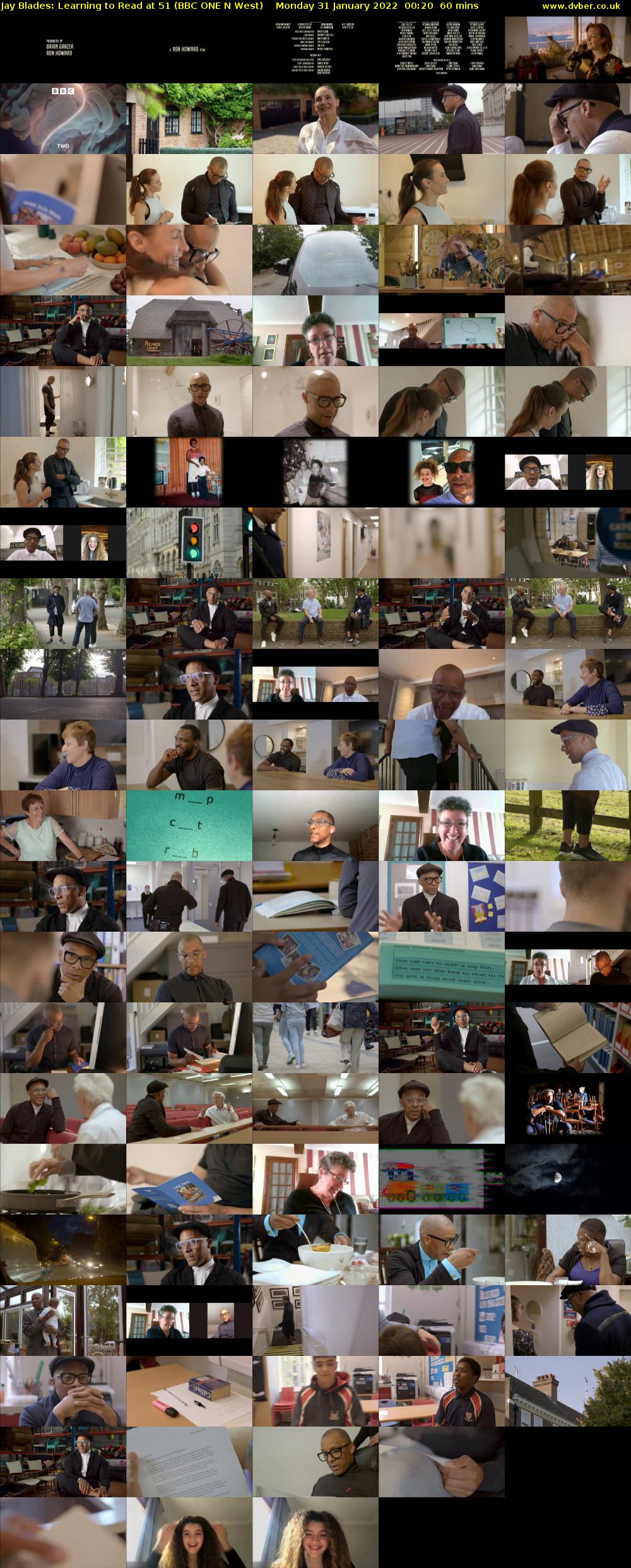 Jay Blades: Learning to Read at 51 (BBC ONE N West) Monday 31 January 2022 00:20 - 01:20