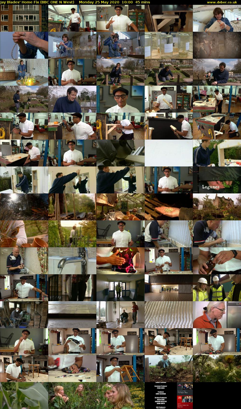 Jay Blades' Home Fix (BBC ONE N West) Monday 25 May 2020 10:00 - 10:45
