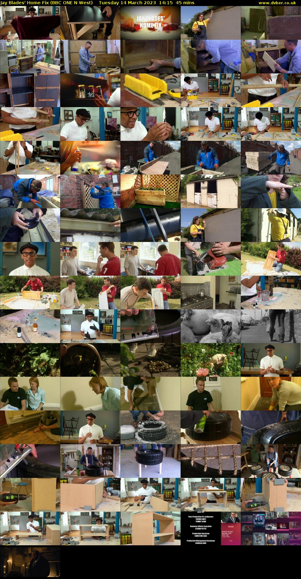 Jay Blades' Home Fix (BBC ONE N West) Tuesday 14 March 2023 14:15 - 15:00
