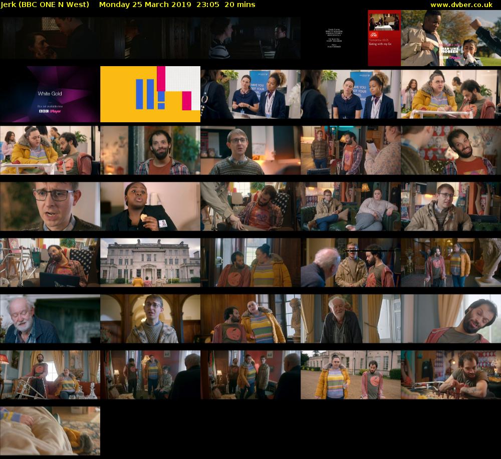 Jerk (BBC ONE N West) Monday 25 March 2019 23:05 - 23:25