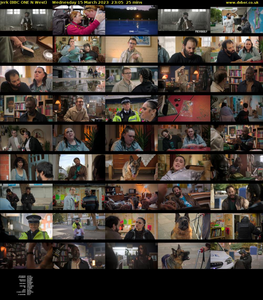 Jerk (BBC ONE N West) Wednesday 15 March 2023 23:05 - 23:30