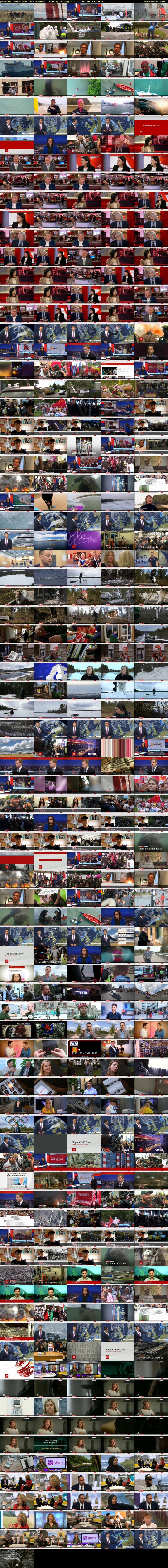 Joins BBC News (BBC ONE N West) Sunday 18 August 2019 02:10 - 06:00