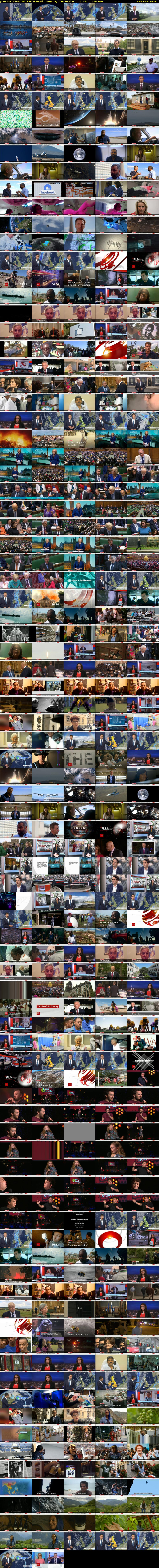 Joins BBC News (BBC ONE N West) Saturday 7 September 2019 01:10 - 06:00