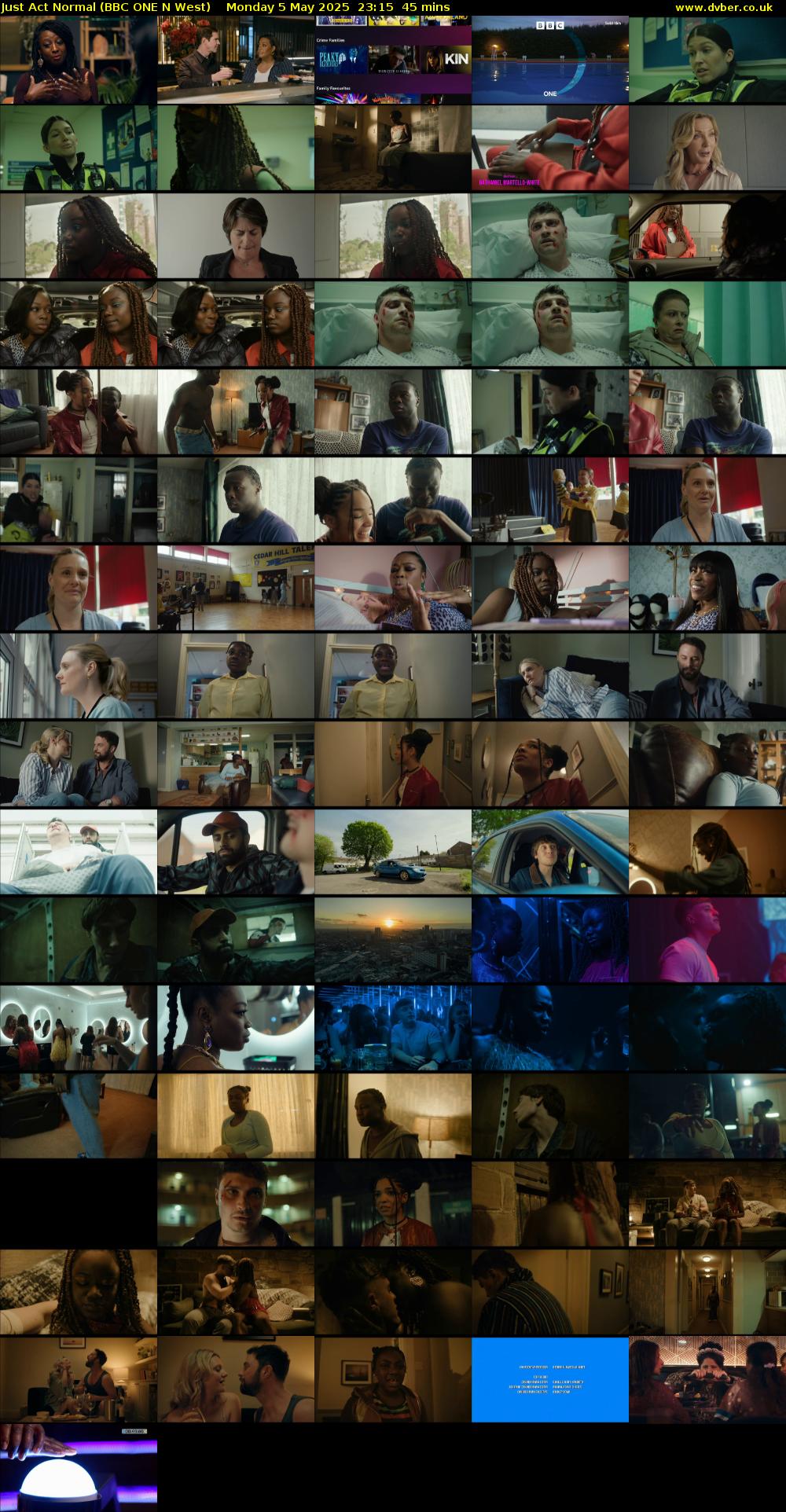 Just Act Normal (BBC ONE N West) Monday 5 May 2025 23:15 - 00:00