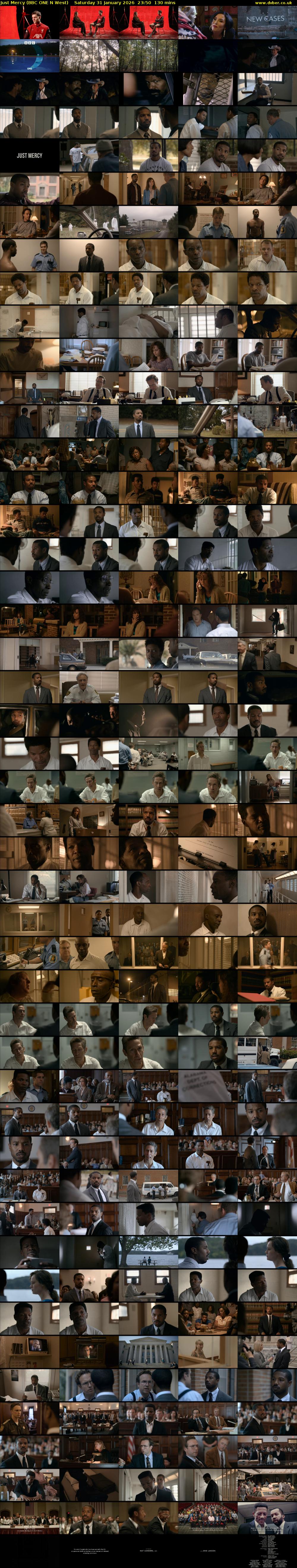 Just Mercy (BBC ONE N West) Saturday 31 January 2026 23:50 - 02:00