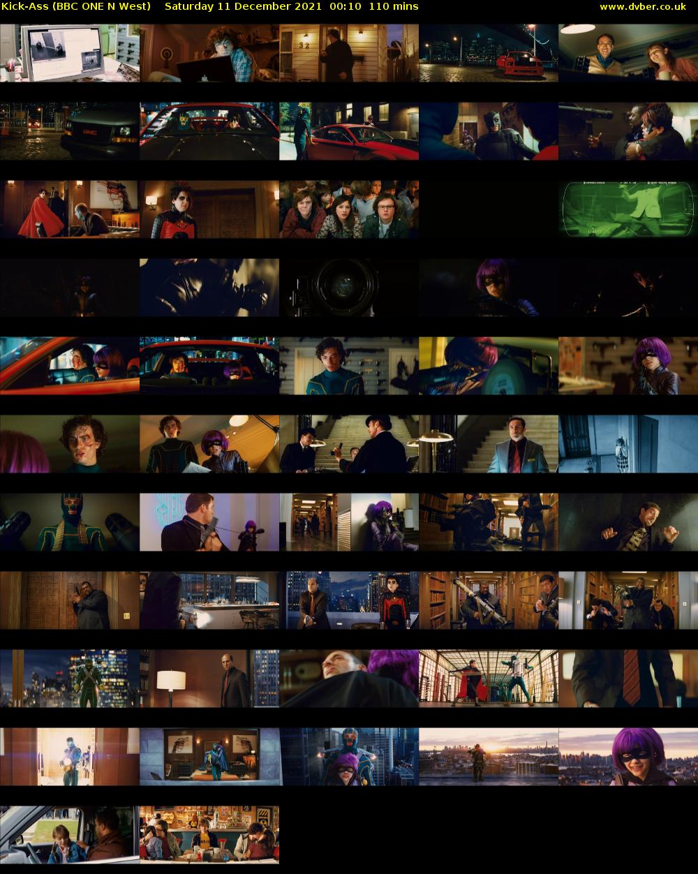 Kick-Ass (BBC ONE N West) Saturday 11 December 2021 00:10 - 02:00