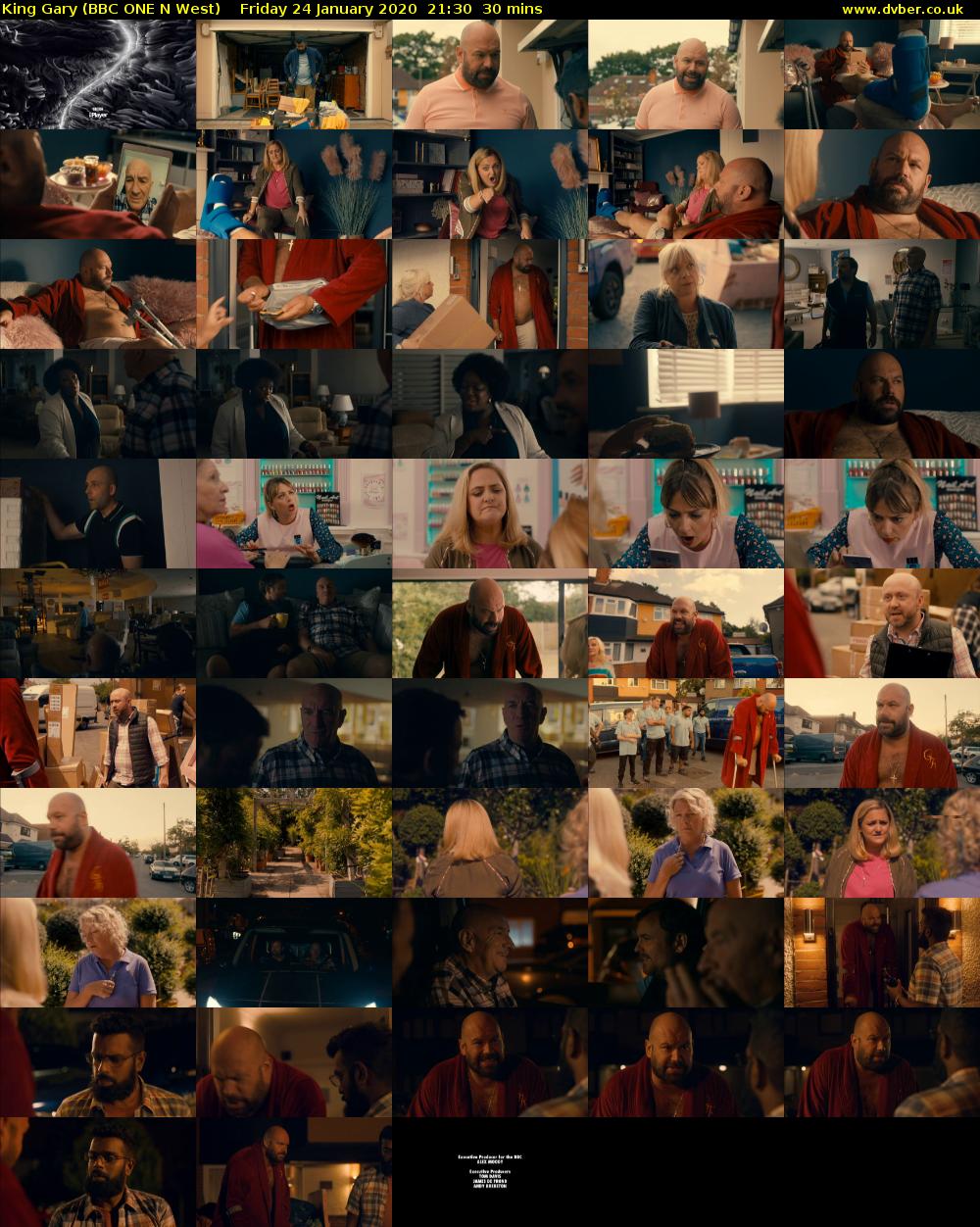 King Gary (BBC ONE N West) Friday 24 January 2020 21:30 - 22:00