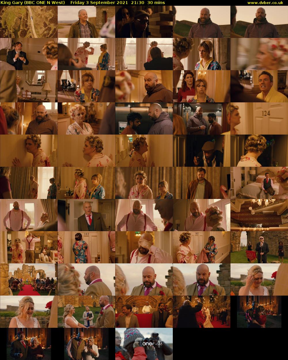 King Gary (BBC ONE N West) Friday 3 September 2021 21:30 - 22:00