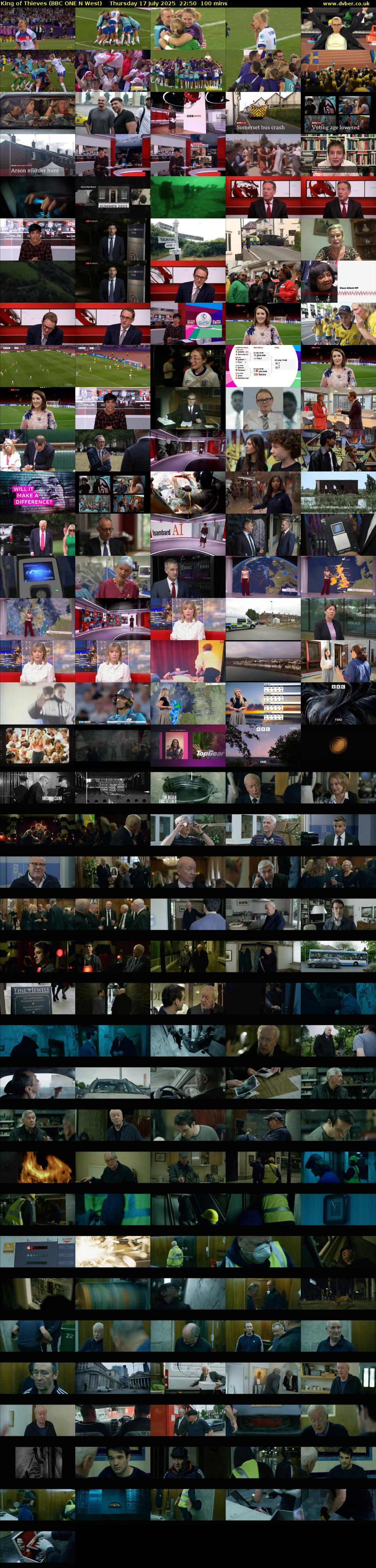 King of Thieves (BBC ONE N West) Thursday 17 July 2025 22:50 - 00:30