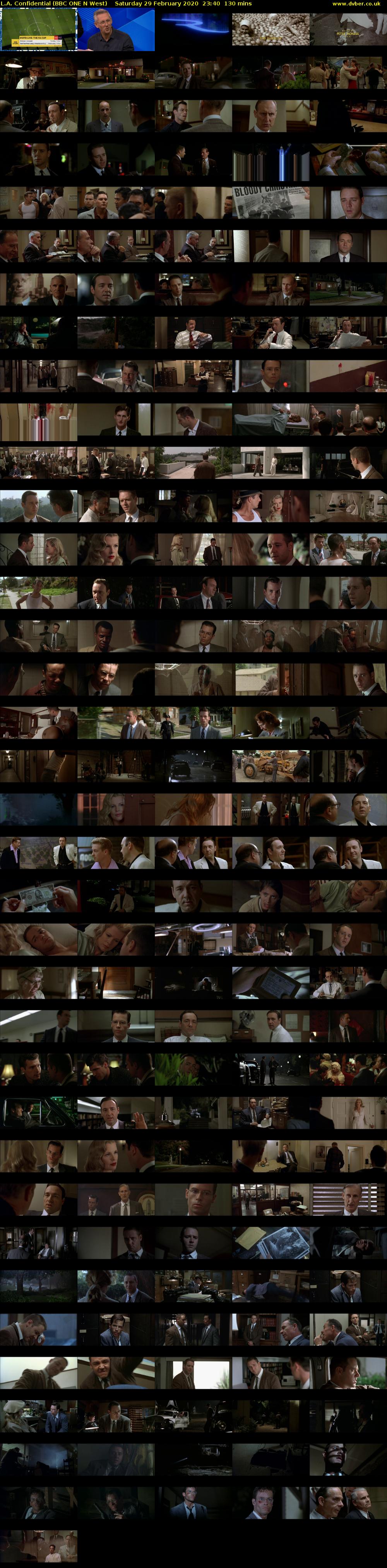 L.A. Confidential (BBC ONE N West) Saturday 29 February 2020 23:40 - 01:50
