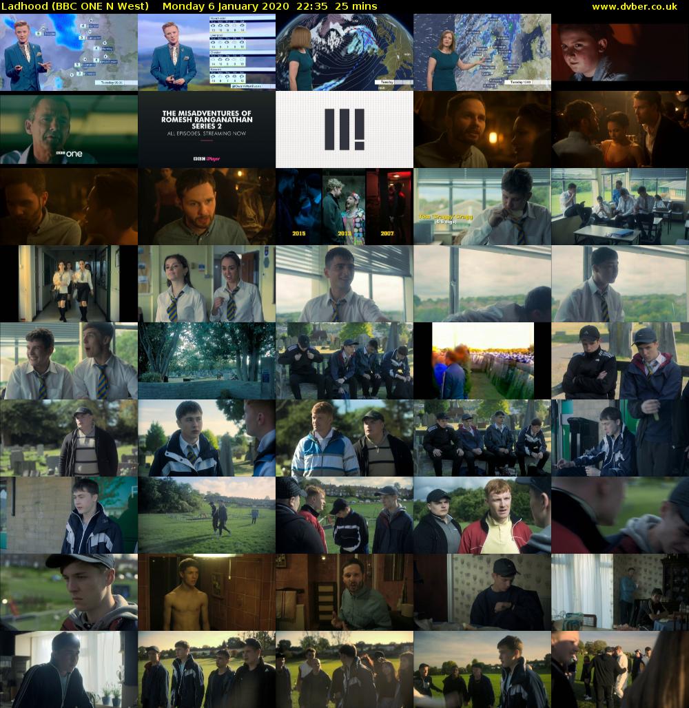 Ladhood (BBC ONE N West) Monday 6 January 2020 22:35 - 23:00