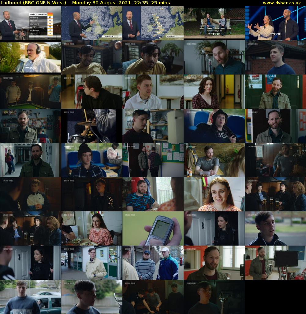 Ladhood (BBC ONE N West) Monday 30 August 2021 22:35 - 23:00