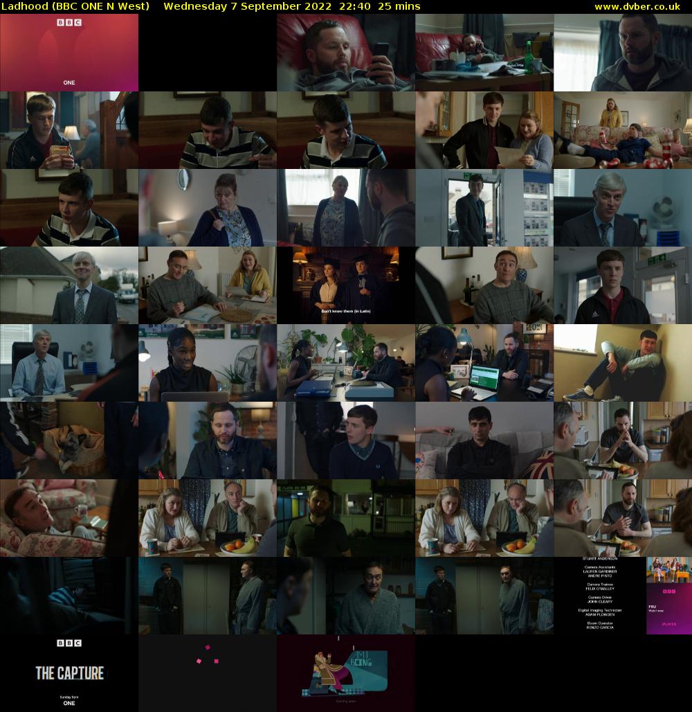 Ladhood (BBC ONE N West) Wednesday 7 September 2022 22:40 - 23:05