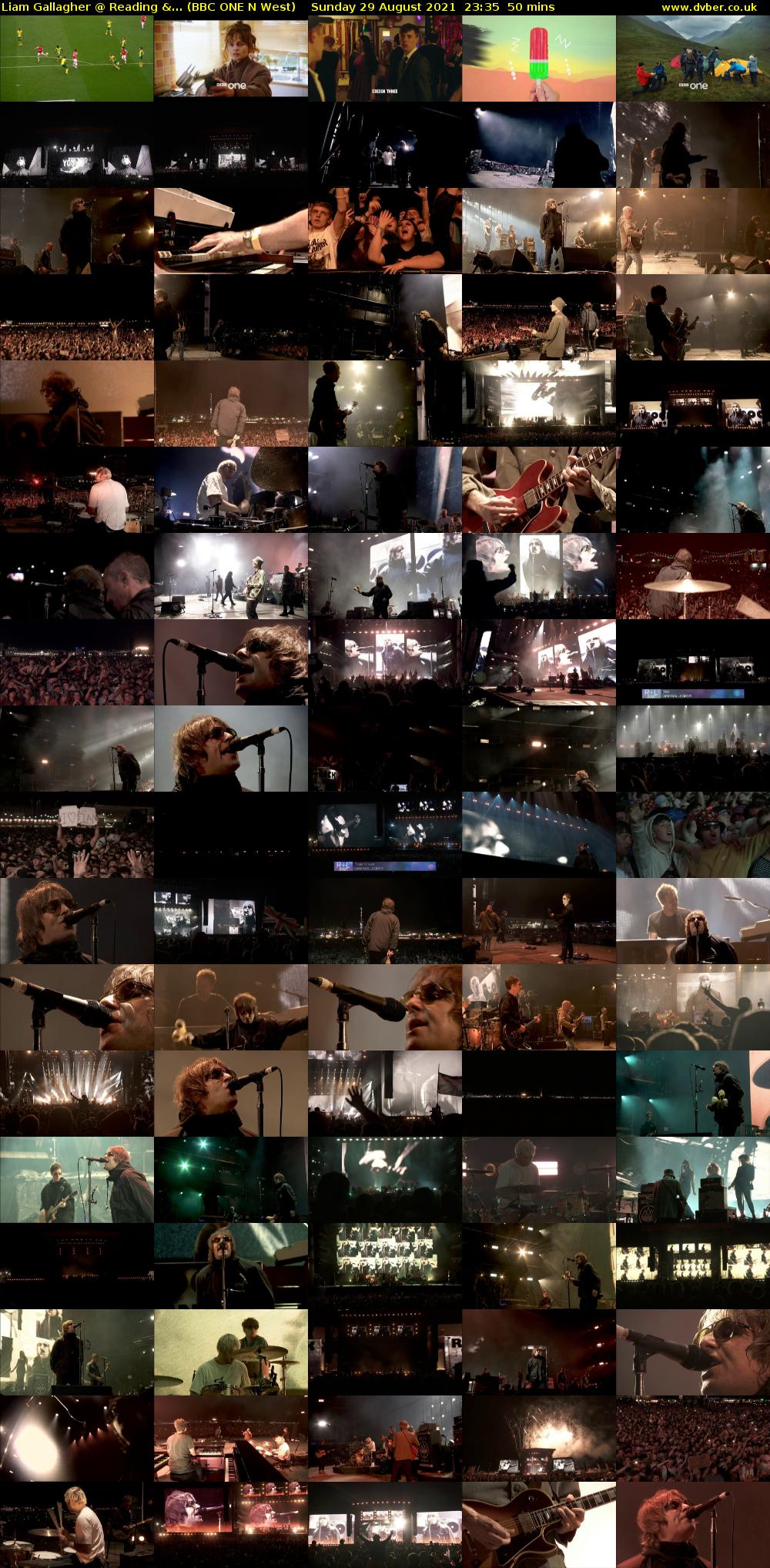 Liam Gallagher @ Reading &... (BBC ONE N West) Sunday 29 August 2021 23:35 - 00:25