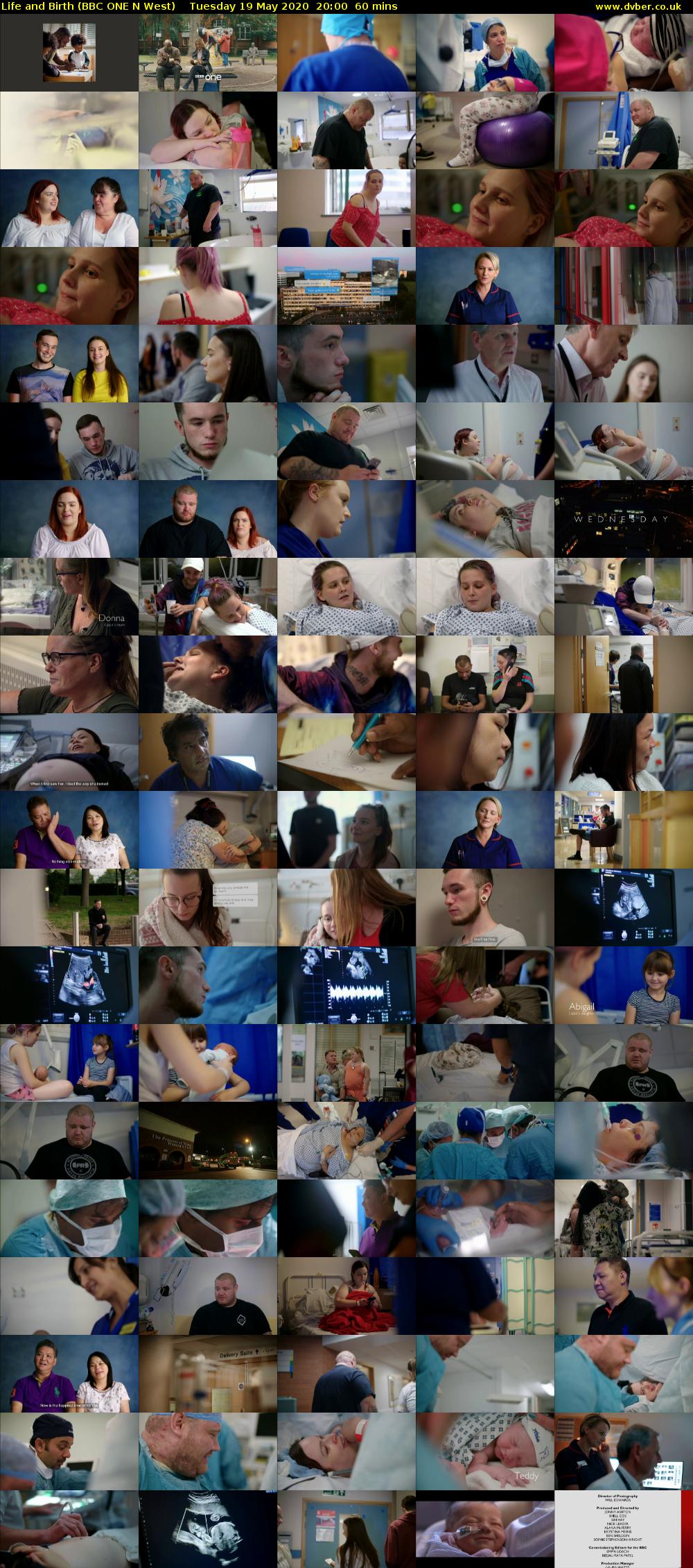 Life and Birth (BBC ONE N West) Tuesday 19 May 2020 20:00 - 21:00