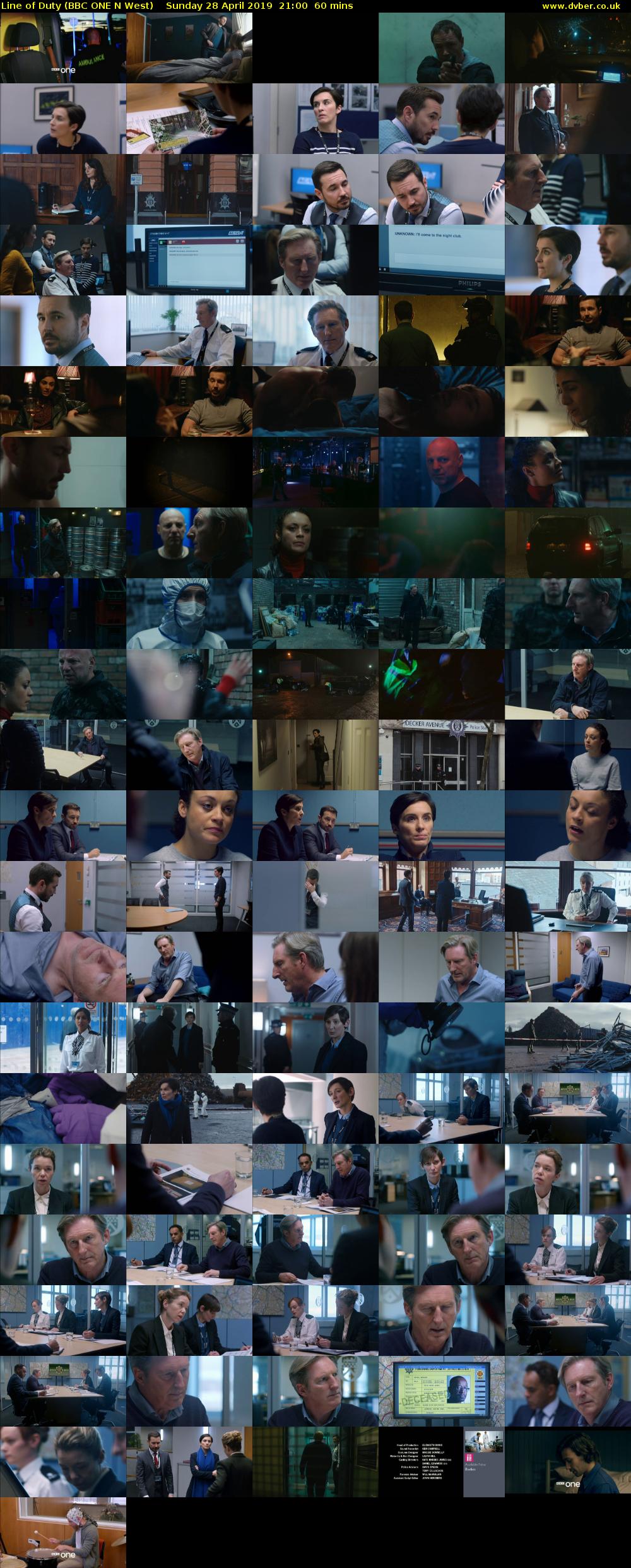 Line of Duty (BBC ONE N West) Sunday 28 April 2019 21:00 - 22:00