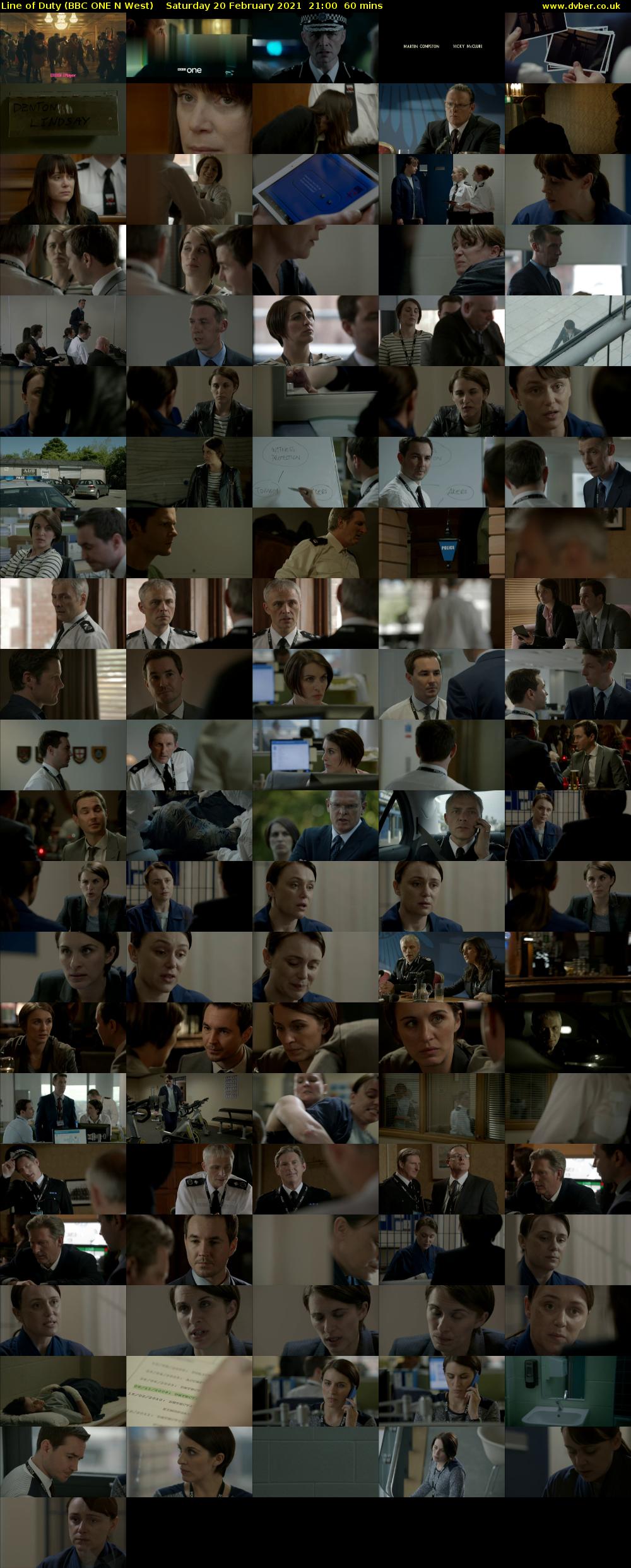 Line of Duty (BBC ONE N West) Saturday 20 February 2021 21:00 - 22:00