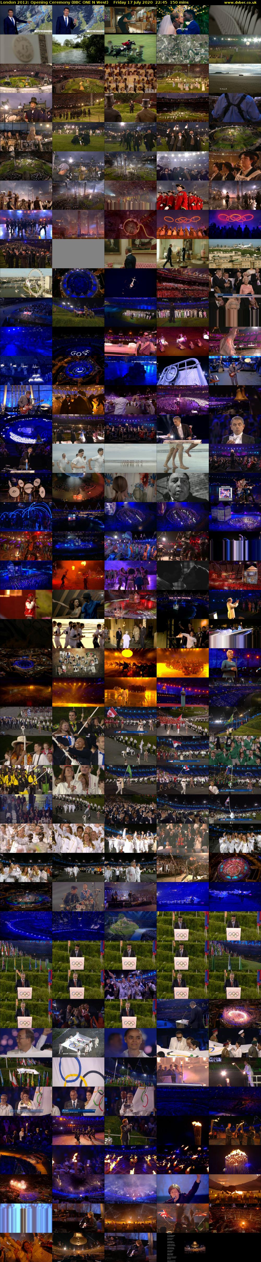 London 2012: Opening Ceremony (BBC ONE N West) Friday 17 July 2020 22:45 - 01:15