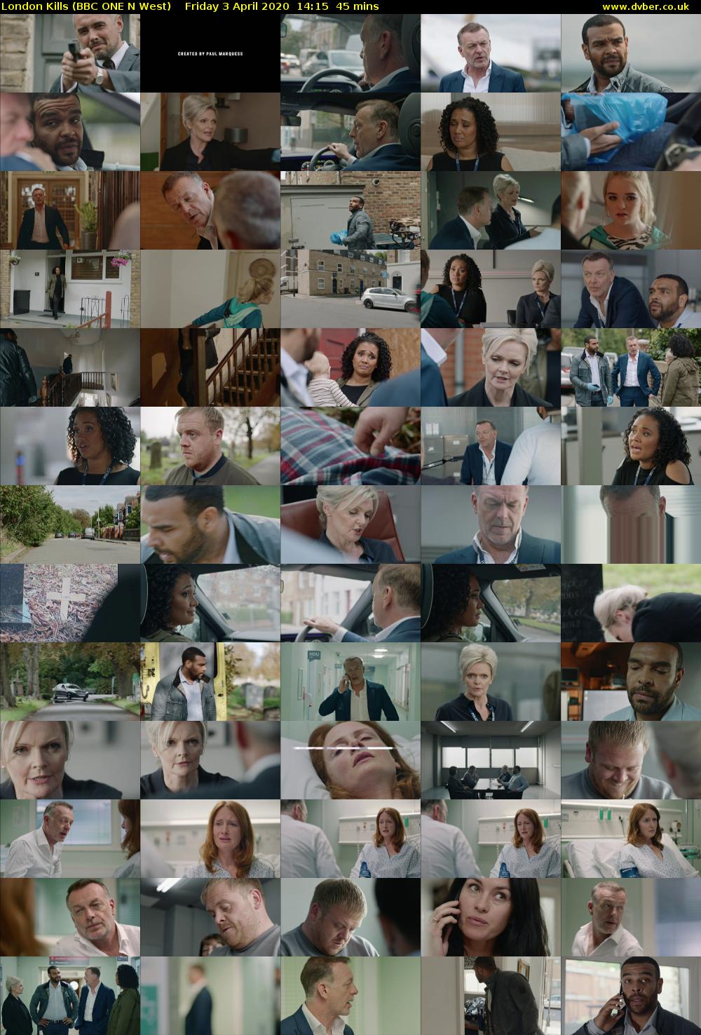 London Kills (BBC ONE N West) Friday 3 April 2020 14:15 - 15:00