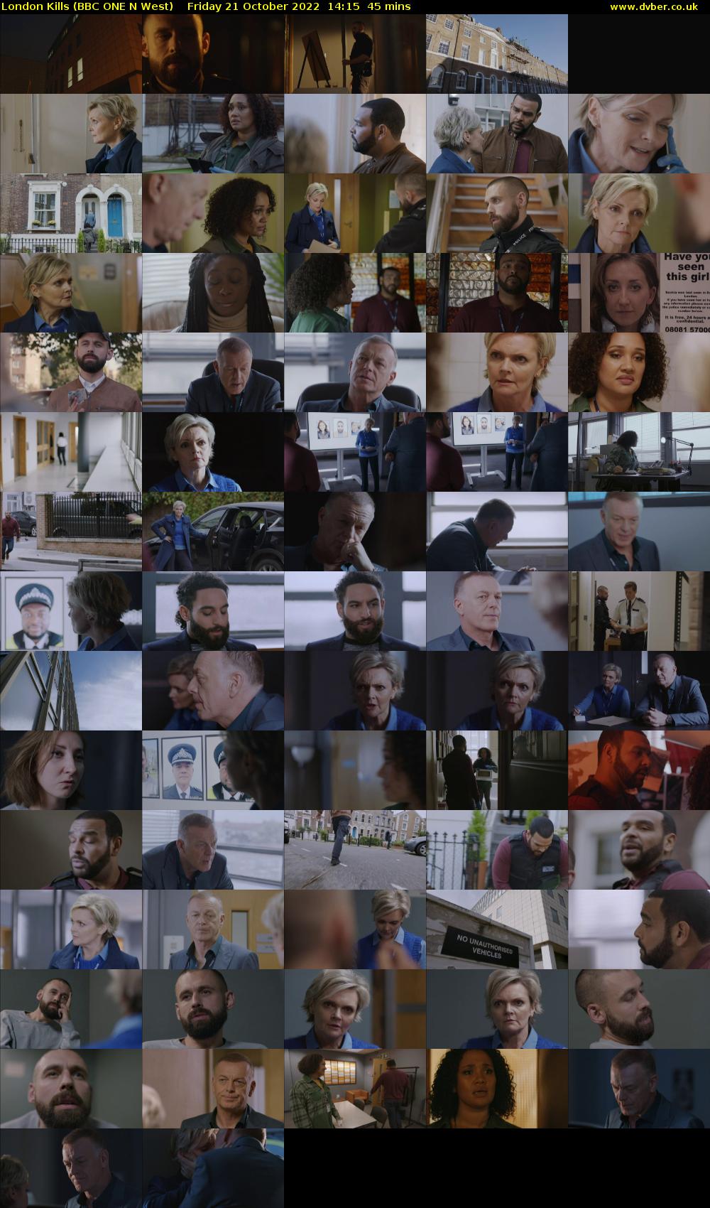 London Kills (BBC ONE N West) Friday 21 October 2022 14:15 - 15:00