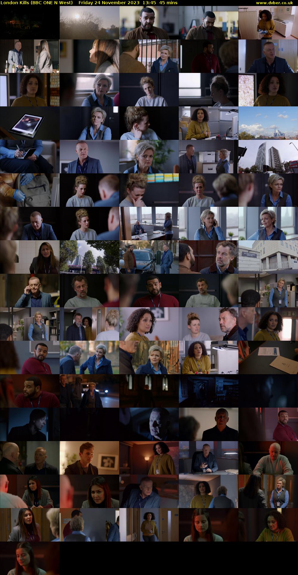 London Kills (BBC ONE N West) Friday 24 November 2023 13:45 - 14:30