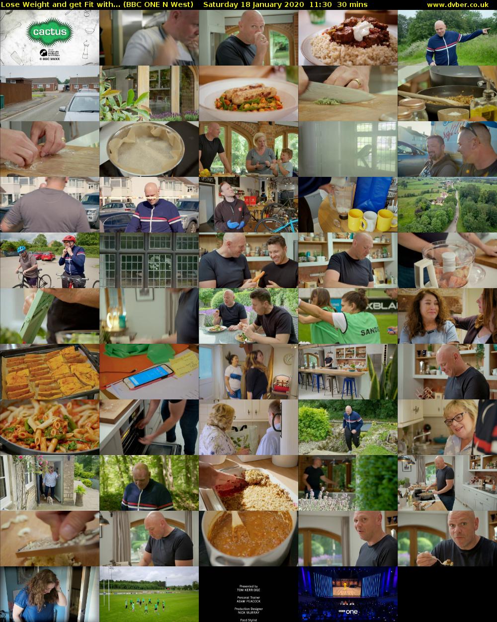 Lose Weight and Get Fit with... (BBC ONE N West) Saturday 18 January 2020 11:30 - 12:00
