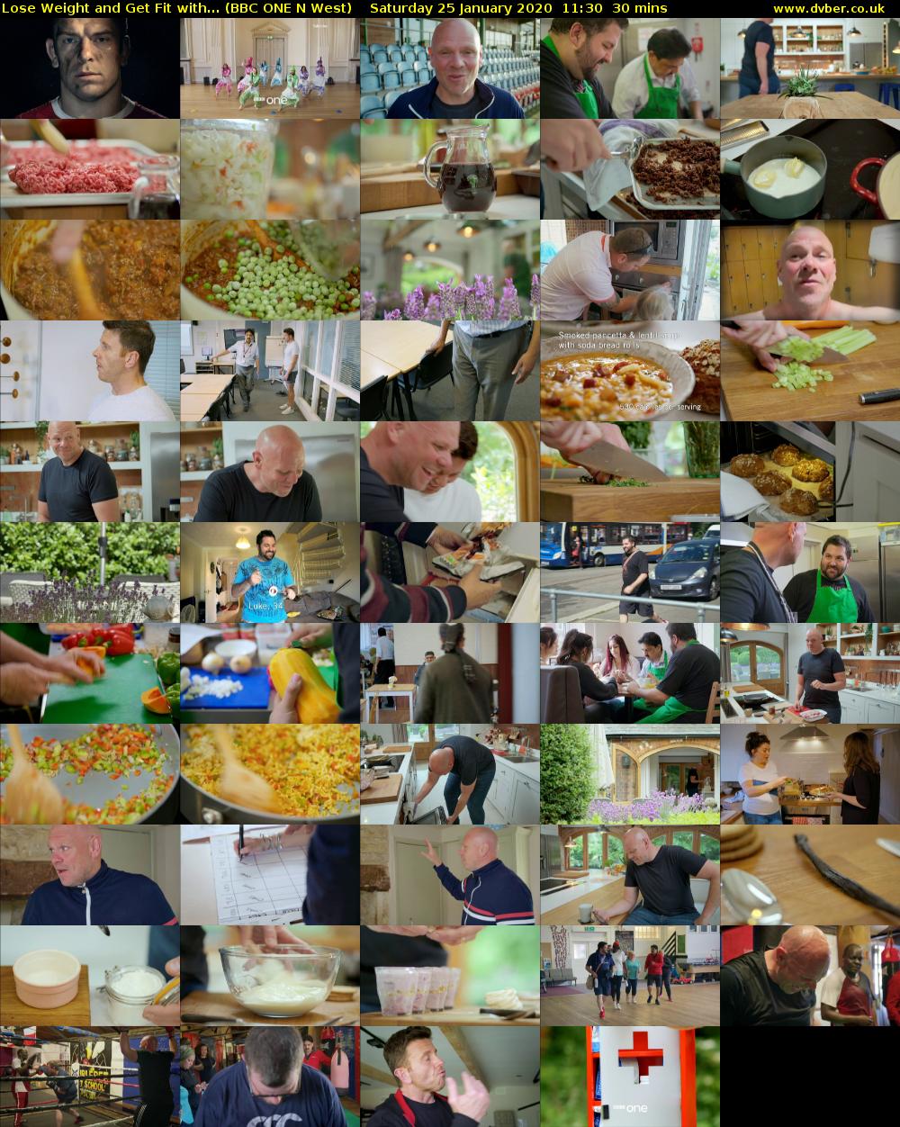Lose Weight and Get Fit with... (BBC ONE N West) Saturday 25 January 2020 11:30 - 12:00