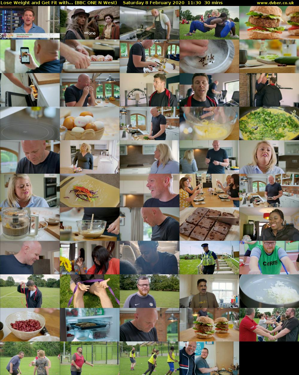 Lose Weight and Get Fit with... (BBC ONE N West) Saturday 8 February 2020 11:30 - 12:00