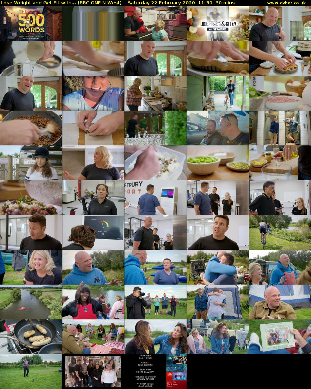 Lose Weight and Get Fit with... (BBC ONE N West) Saturday 22 February 2020 11:30 - 12:00