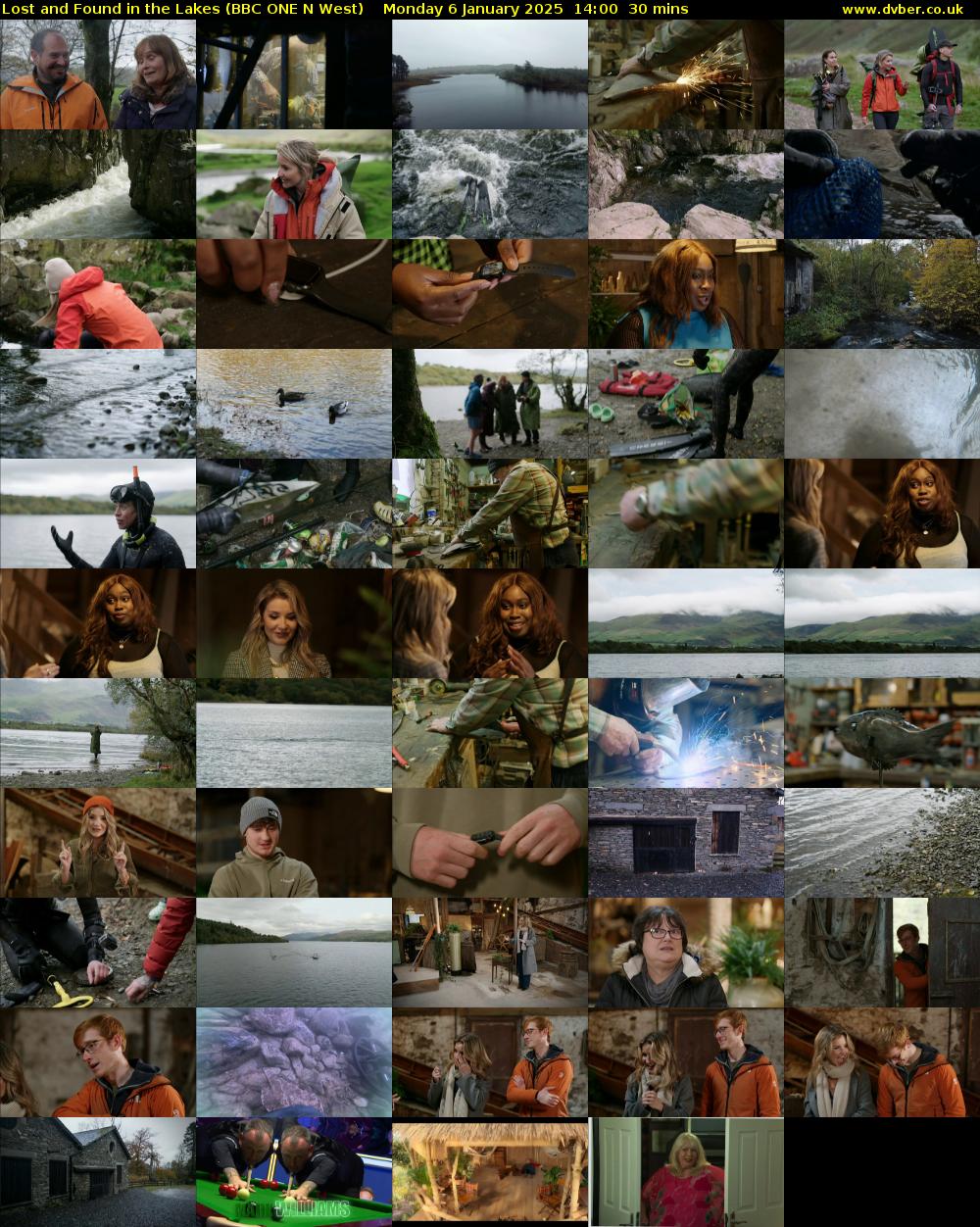 Lost and Found in the Lakes (BBC ONE N West) Monday 6 January 2025 14:00 - 14:30