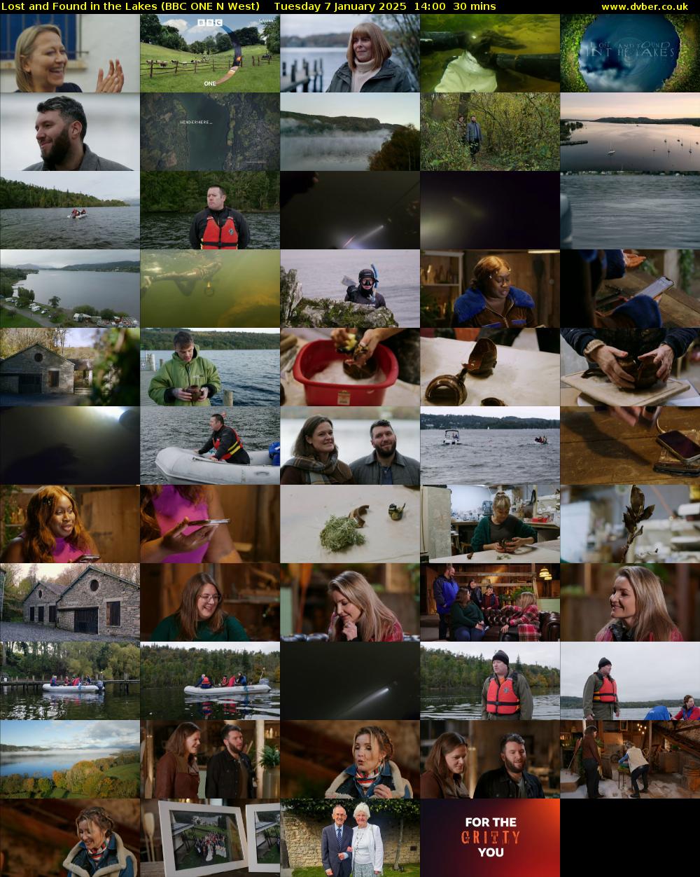 Lost and Found in the Lakes (BBC ONE N West) Tuesday 7 January 2025 14:00 - 14:30