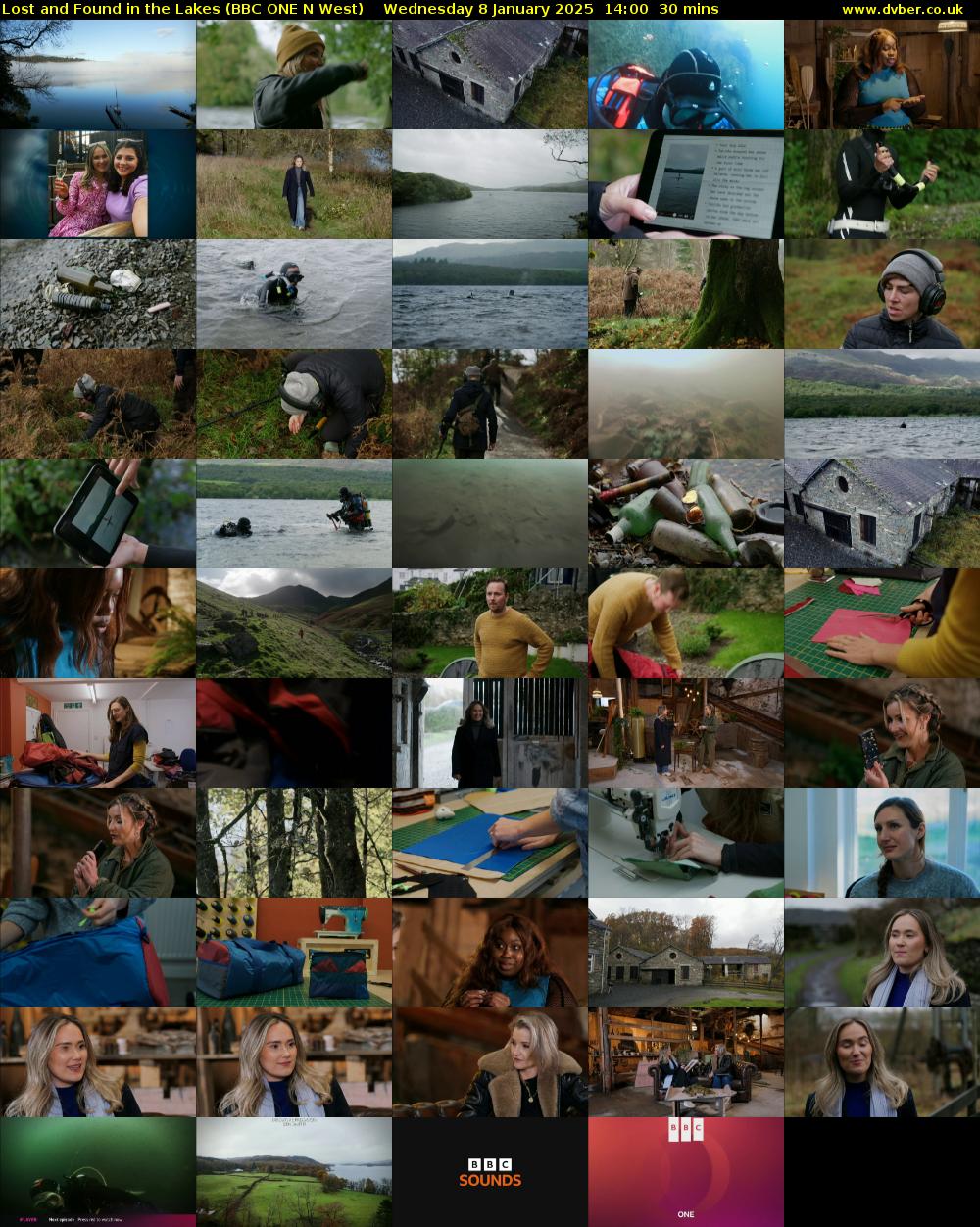 Lost and Found in the Lakes (BBC ONE N West) Wednesday 8 January 2025 14:00 - 14:30