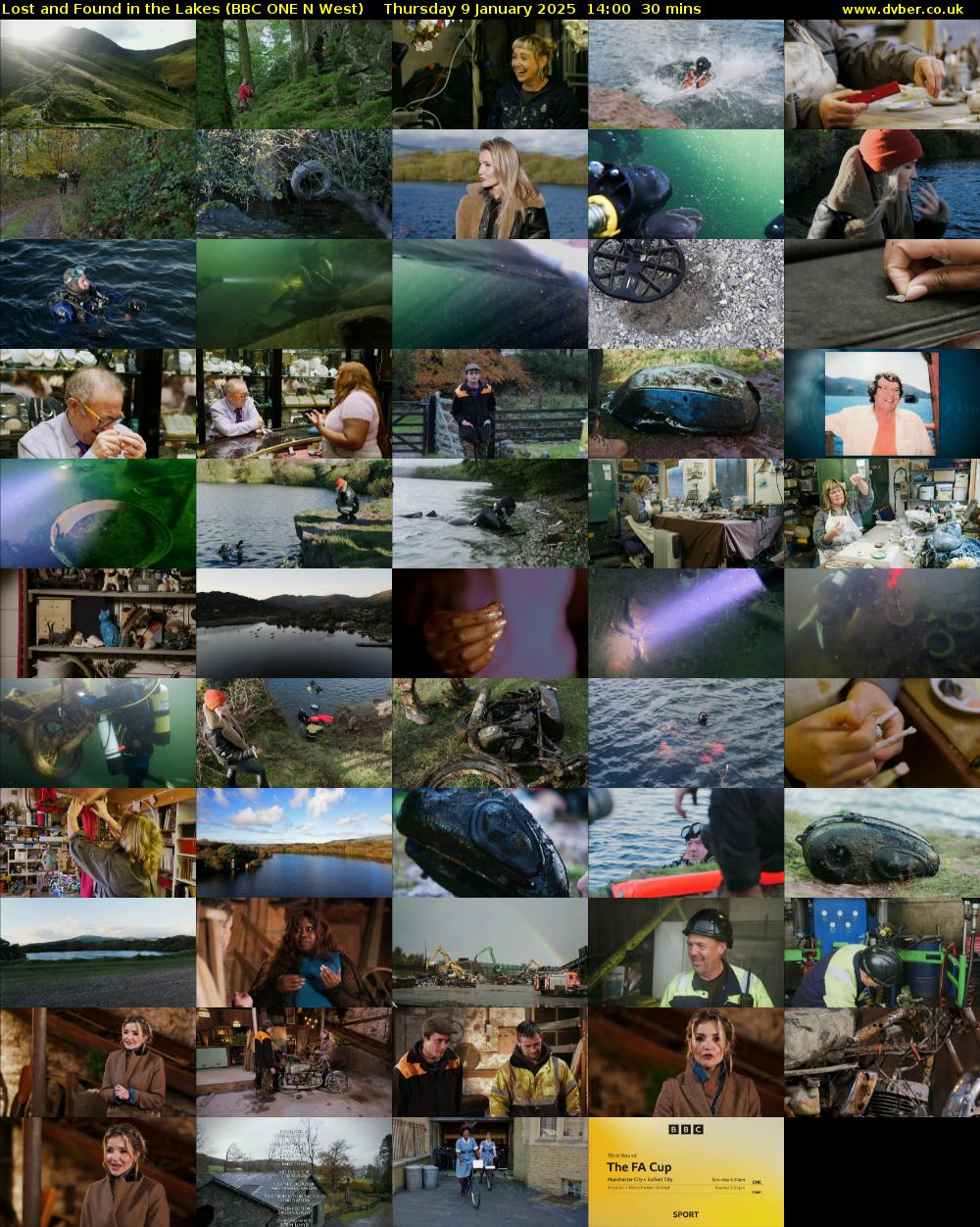 Lost and Found in the Lakes (BBC ONE N West) Thursday 9 January 2025 14:00 - 14:30