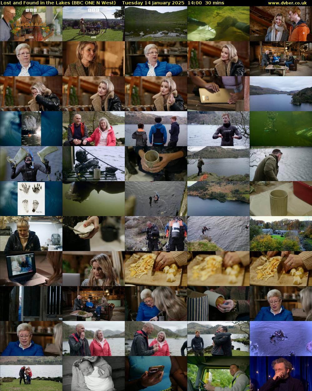 Lost and Found in the Lakes (BBC ONE N West) Tuesday 14 January 2025 14:00 - 14:30