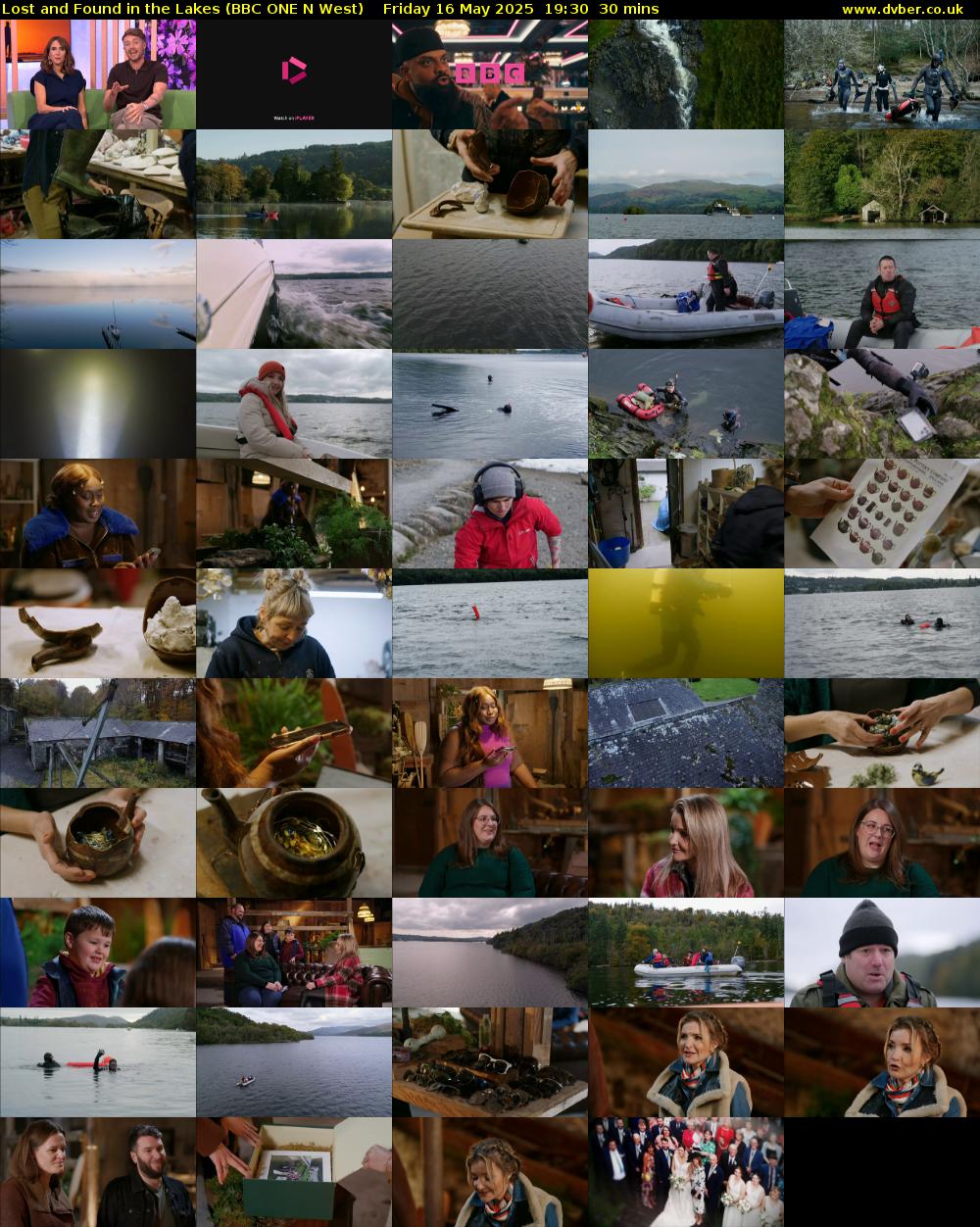 Lost and Found in the Lakes (BBC ONE N West) Friday 16 May 2025 19:30 - 20:00