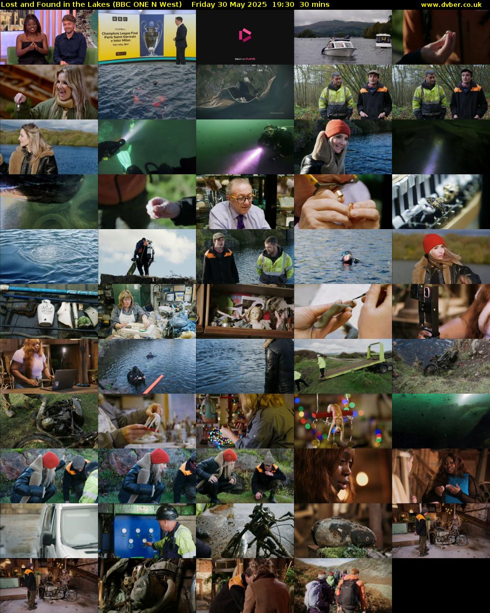 Lost and Found in the Lakes (BBC ONE N West) Friday 30 May 2025 19:30 - 20:00