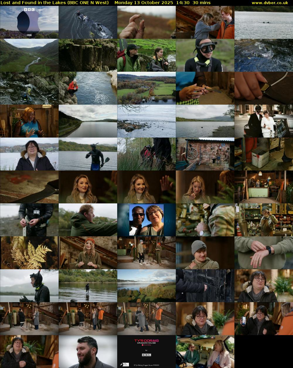 Lost and Found in the Lakes (BBC ONE N West) Monday 13 October 2025 14:30 - 15:00